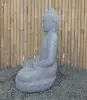 Artikelbild 4 des Artikels “Sitzender Buddha aus Flussstein in Dhyana-Stellung - Geste der Meditation, H. 81cm. “